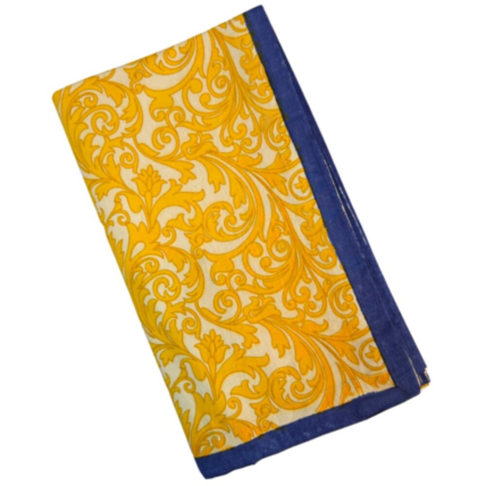 Yellow Damask Tablecloth